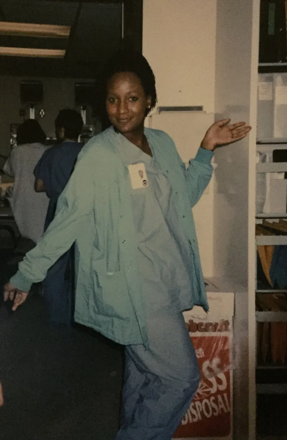 M.L. Goodlow, behind the scenes